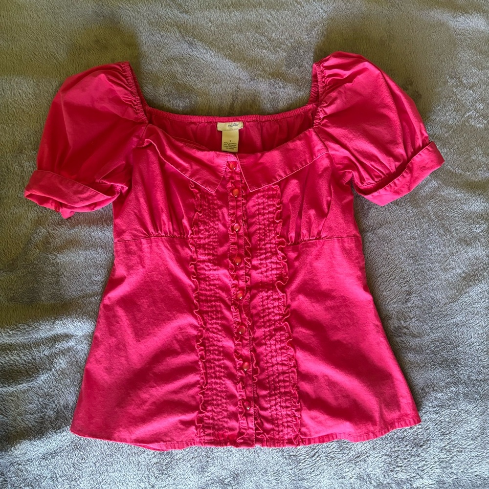 Size S fuschia princess blouse by Odille